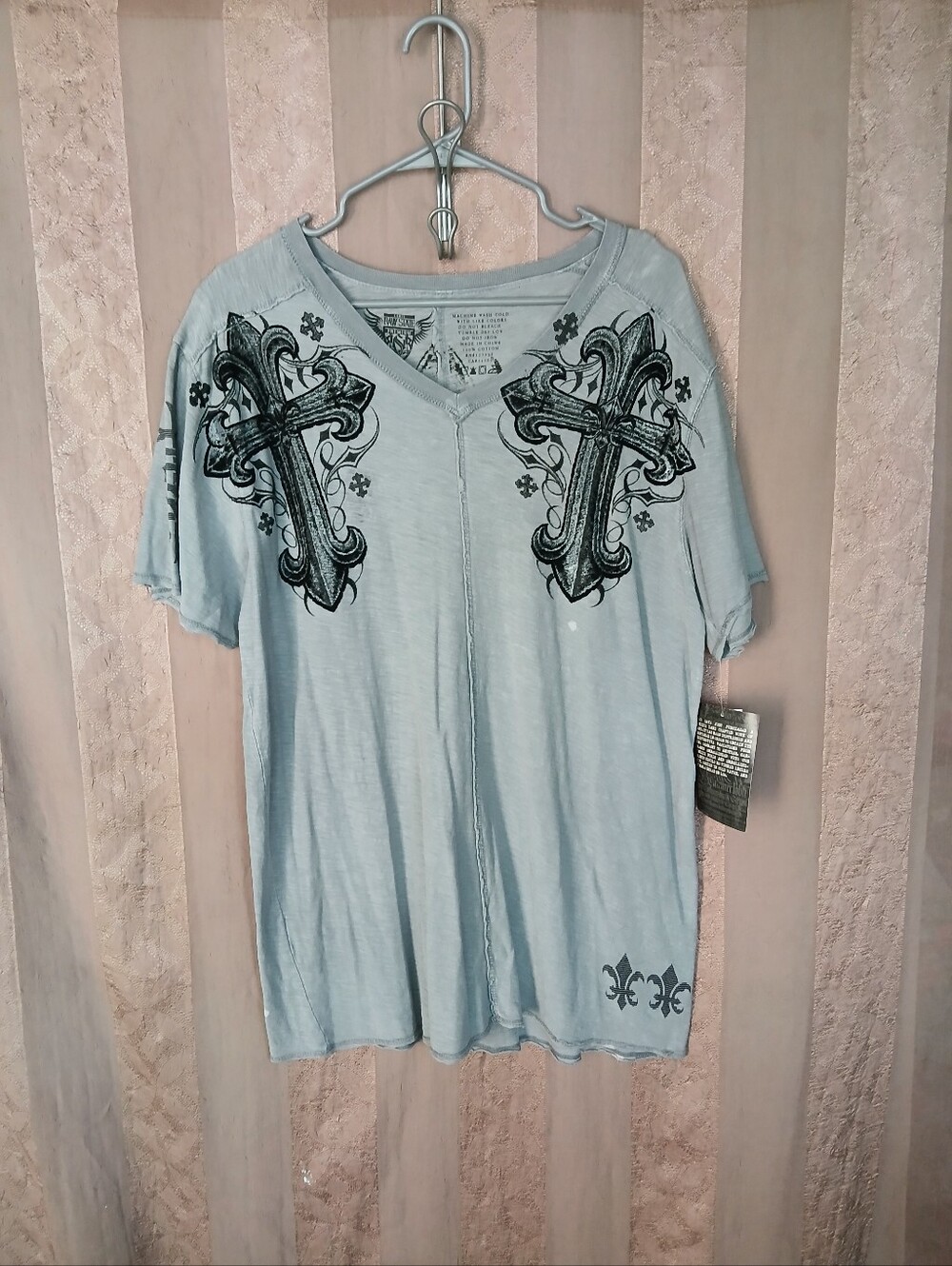 💎 Raw State Affliction Redemption Men's T-Shirt NWT